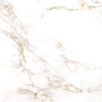 Biały spiek kwarcowy ze złotą żyłką na blaty kuchenne, ścianę dekoracyjną, posadzki lub schody – Dekton Entzo - Dekton do wnętrz nowoczesnych i glamour