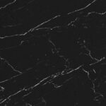 Czarny spiek kwarcowy z żyłką na blaty kuchenne, ścianę dekoracyjną, posadzki lub schody – Neolith Nero Marquina – Spiek Neolith odnajdzie szczególne zastosowanie we wnętrzach nowoczesnych i glamour