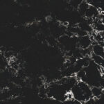 Czarny Konglomerat Technistone na blaty kuchenne, parapety i schody.