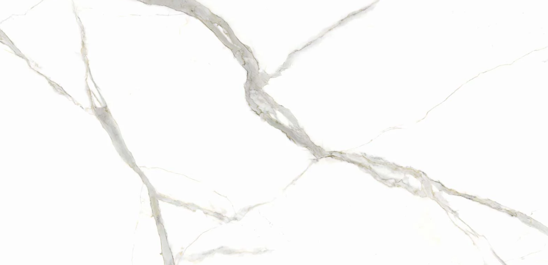 Białyspiek kwarcowy z szarą żyłką na blaty kuchenne, ścianę dekoracyjną, posadzki lub schody – Laminam Michelangelo