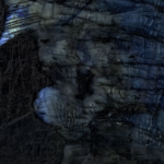 Czarny Granit Lemurian Blue z niebeskim odcieniem