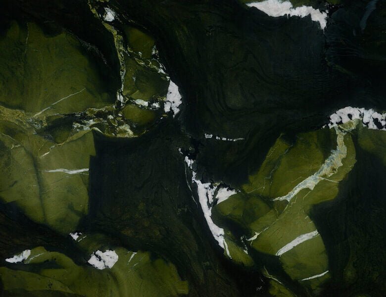 Zielony brazylijski Kwarcyt Avocatus - blaty kuchenne i ściany dekoracyjne z kwarcytu - wzór