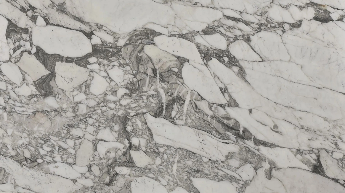 Piękny włoski Marmur Arabescato - marmur (też) na blaty kuchenne - wzór