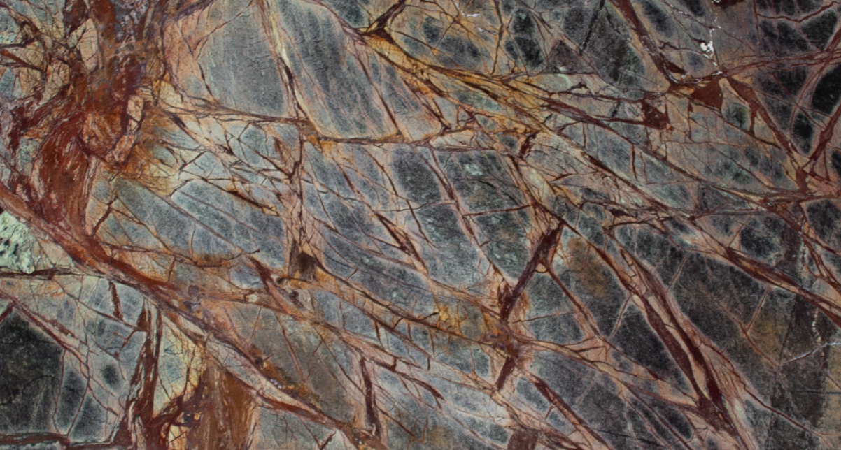 Niezwykły Marmur Rain Forest Brown - kamień naturalny doda charakteru każdemu wnętrzu - wzór