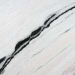 Biały Kwarcyt z czarnym wzorem - Kwarcyt Panda White wzór